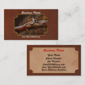 Carte De Visite Arme à feu - mousquet - arsenal de Londres (Devant / Derrière)