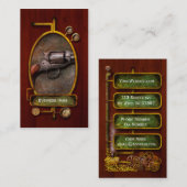 Carte De Visite Arme à feu - police - danse pour moi (Devant / Derrière)