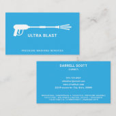 Carte De Visite Arme de vaporisateur à eau de lavage sous pression (Devant / Derrière)