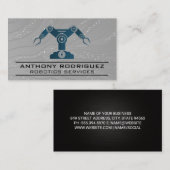 Carte De Visite Armes robotiques | Fabrication (Devant / Derrière)