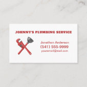 Carte De Visite Armoire de plomberie (Devant)