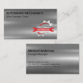 Carte De Visite Armoire mécanique | Logo automobile (Devant / Derrière)