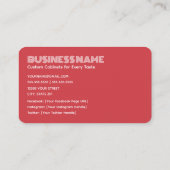 Carte De Visite Armoires de cuisine (Dos)