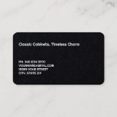 Carte De Visite Armoires de remontage de cuisine (Dos)