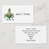 Carte De Visite Armoiries de Preppy Heraldic (Devant / Derrière)