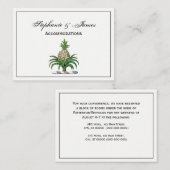 Carte De Visite Armoiries de Preppy Heraldic (Devant / Derrière)