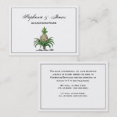 Carte De Visite Armoiries de Preppy Heraldic (Devant / Derrière)