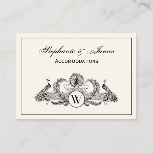 Carte De Visite Armoiries de Preppy Heraldic (Devant)