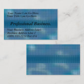 Carte De Visite Armure bleue, affaires professionnelles (Devant / Derrière)