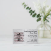 Carte De Visite Armure de soldat de Dieu (Debout devant)