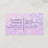 Carte De Visite Armure en soie élégante de ruban (Dos)