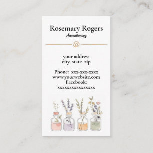 Carte De Visite Aromathérapie