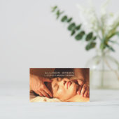 Carte De Visite Aromathérapie Acupression Masso-thérapeute (Debout devant)