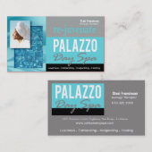 Carte De Visite Aromathérapie de thérapeute de massage de spa de (Devant / Derrière)