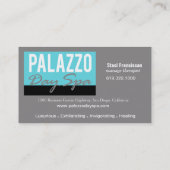 Carte De Visite Aromathérapie de thérapeute de massage de spa de (Dos)