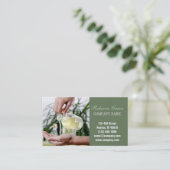 Carte De Visite Aromathérapie Essential Oil beauté massage SPA (Debout devant)