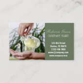 Carte De Visite Aromathérapie Essential Oil beauté massage SPA (Devant)