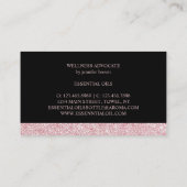 Carte De Visite Aromathérapie Essentielle À La Bouteille D'Huiles (Dos)