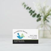 Carte De Visite Aromathérapie Et Huiles Essentielles (Debout devant)