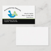 Carte De Visite Aromathérapie Et Huiles Essentielles (Devant / Derrière)