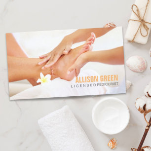 Carte De Visite Aromathérapie Manicuriste Pedicurist Pedicure Salo