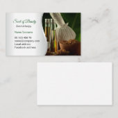Carte De Visite Aromathérapie, massage (Devant / Derrière)