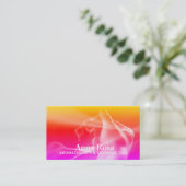 Carte De Visite *~* Aromathérapie Poignée de bouteille d'huiles es (Debout devant)