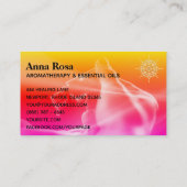 Carte De Visite *~* Aromathérapie Poignée de bouteille d'huiles es (Dos)