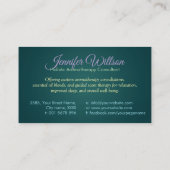 Carte De Visite Aromathérapie Pratique Thérapie parfumée (Dos)