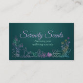 Carte De Visite Aromathérapie Pratique Thérapie parfumée (Devant)