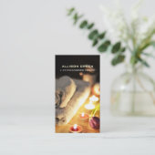 Carte De Visite Aromathérapie SPA Salon Massage thérapeute (Debout devant)