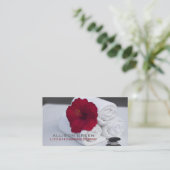 Carte De Visite Aromathérapie tropicale SPA Salon Massage thérapeu (Debout devant)
