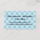 Carte De Visite arômes éclatants cuisine cuisinier gastronomique (Dos)