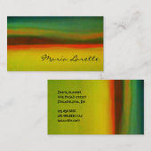 Carte De Visite ARORA BOREALIS Party Event Planner Designer Card (Devant / Derrière)