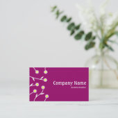Carte De Visite Arrangement de fleurs - Vin 990066 (Debout devant)
