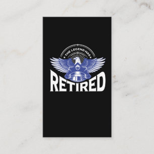 Carte De Visite Arrestation de l'officier de police retraité