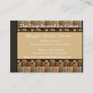 Carte de visite Arrière - plan