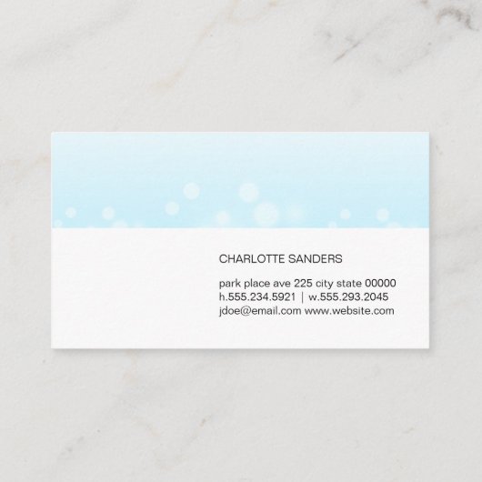 Carte De Visite Arrière - plan (Dos)