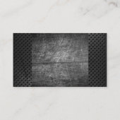 Carte De Visite Arrière - plan à pointes | Métal perforé (Dos)
