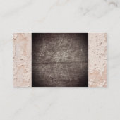 Carte De Visite Arrière - plan à pointes | Texture de broyage mura (Dos)