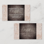 Carte De Visite Arrière - plan à pointes | Texture de broyage mura (Devant / Derrière)