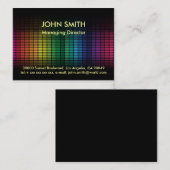 Carte De Visite Arrière - plan abstrait (Devant / Derrière)