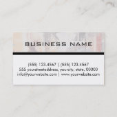 Carte De Visite Arrière - plan Abstrait couleur pastel #3 (Dos)