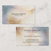 Carte De Visite Arrière - plan abstrait de l'encre (Devant / Derrière)