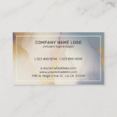 Carte De Visite Arrière - plan abstrait de l'encre (Dos)