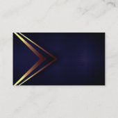 Carte De Visite Arrière - plan Abstrait de texture bleue métalliqu (Dos)