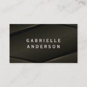 Carte De Visite Arrière - plan Abstrait Sepia Glow (Devant)