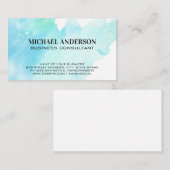 Carte De Visite Arrière - plan aquarelle (Devant / Derrière)