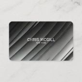 Carte De Visite Arrière - plan B&W Swipe (Devant)
