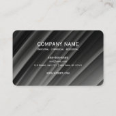 Carte De Visite Arrière - plan B&W Swipes (Dos)